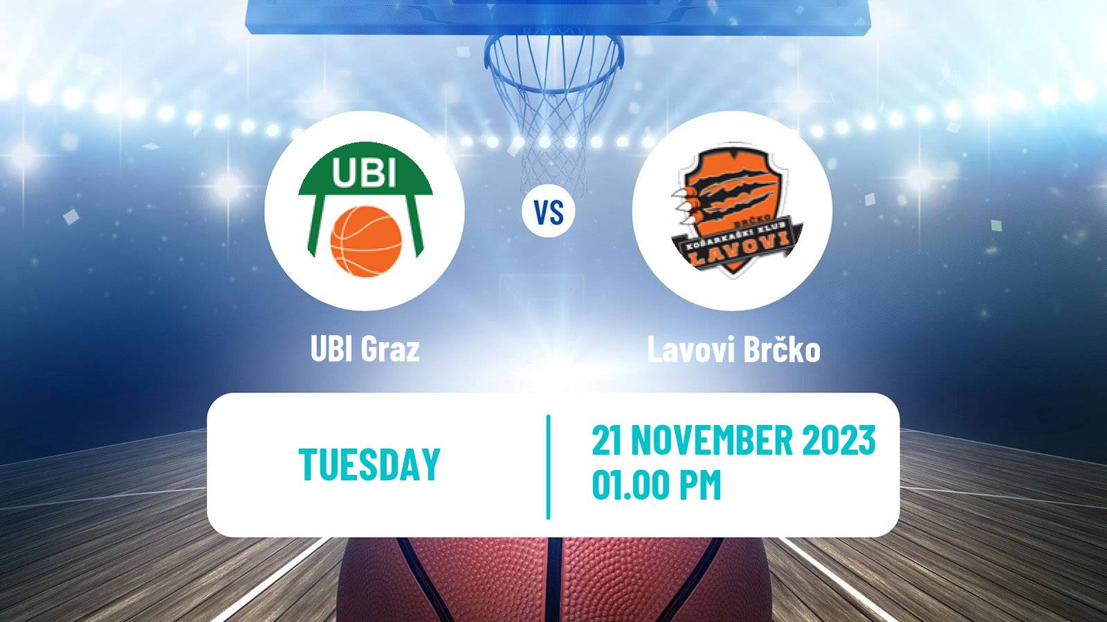 Basketball WABA League UBI Graz - Lavovi Brčko