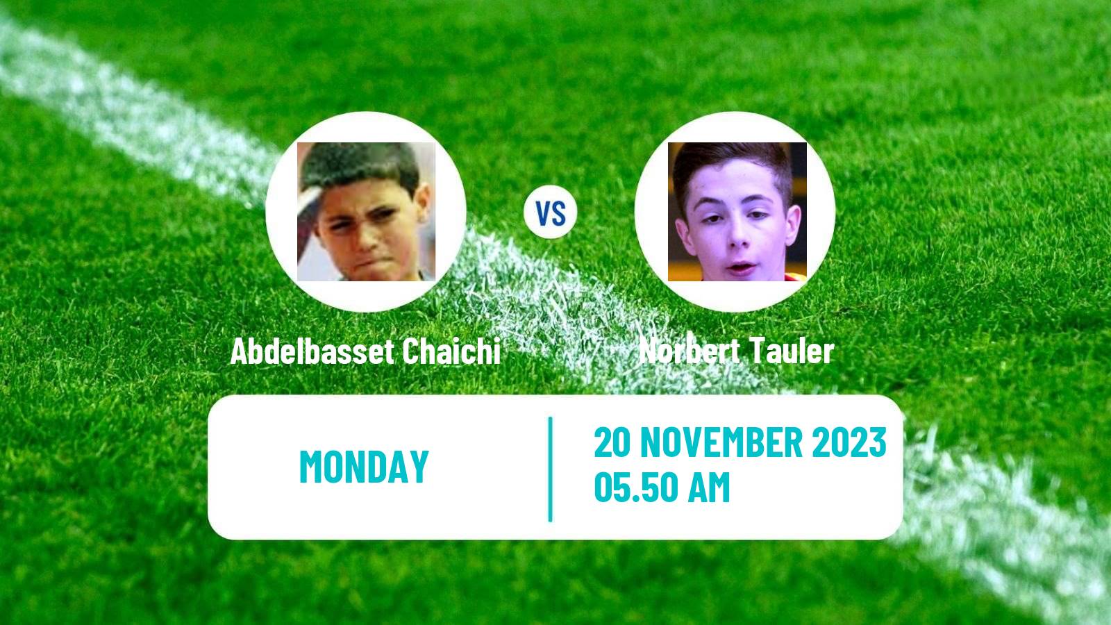 Table tennis Challenger Series Men Abdelbasset Chaichi - Norbert Tauler