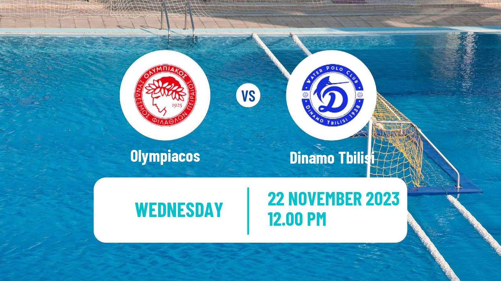 Water polo Champions League Water Polo Olympiacos - Dinamo Tbilisi