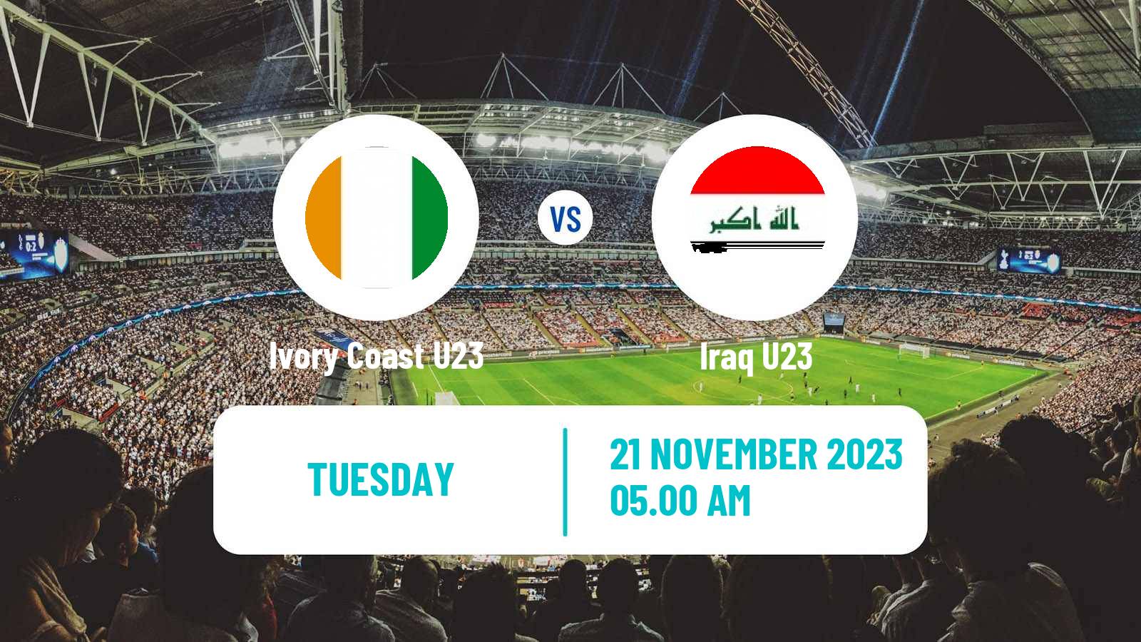 Soccer Friendly Ivory Coast U23 - Iraq U23