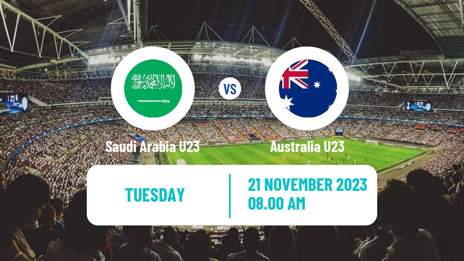 Soccer Friendly Saudi Arabia U23 - Australia U23