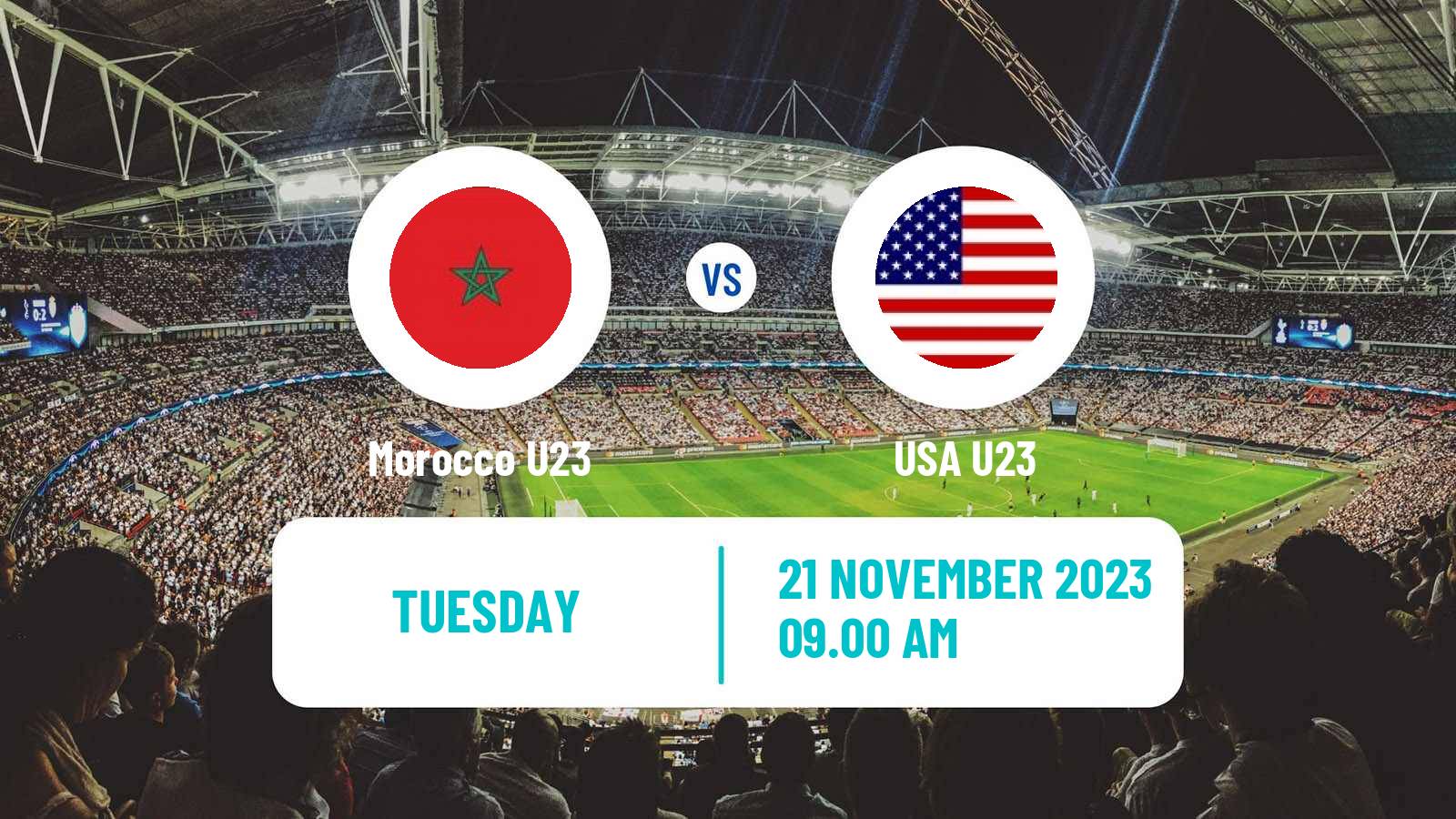 Soccer Friendly Morocco U23 - USA U23