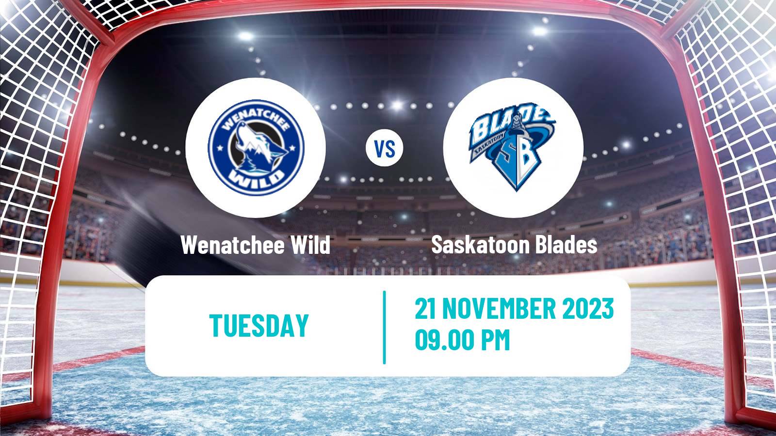 Hockey WHL Wenatchee Wild - Saskatoon Blades