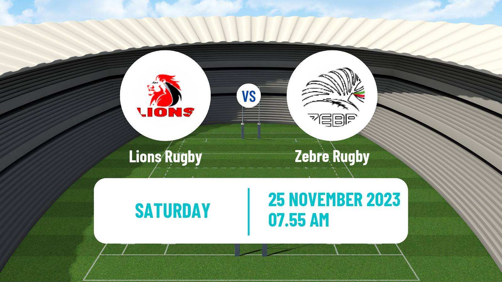 Rugby union United Rugby Championship Lions - Zebre