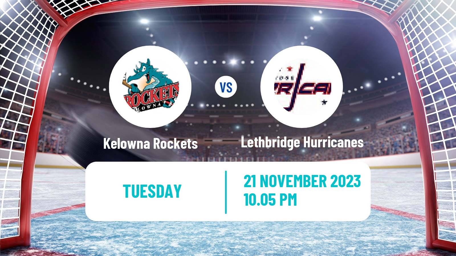 Hockey WHL Kelowna Rockets - Lethbridge Hurricanes