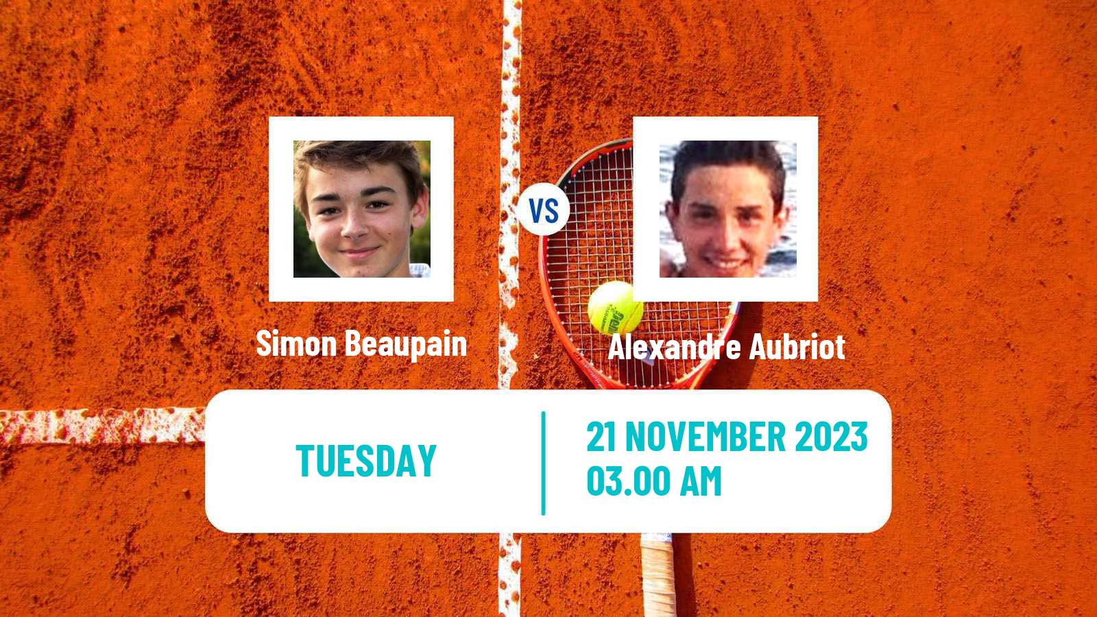 Tennis ITF M15 Monastir 47 Men Simon Beaupain - Alexandre Aubriot