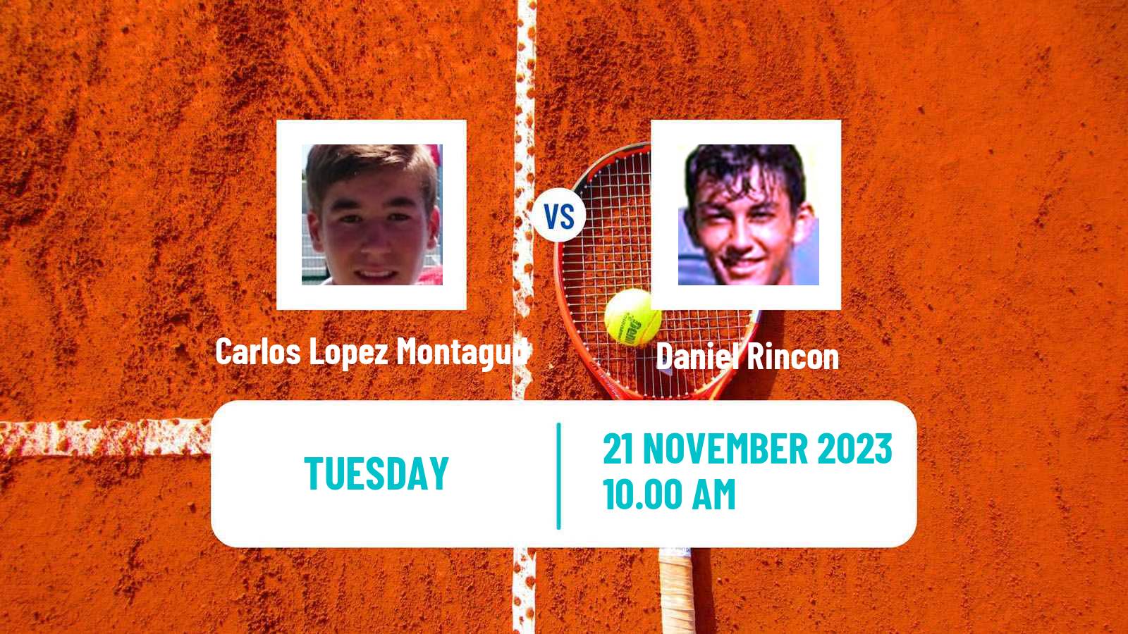 Tennis Valencia Challenger Men Carlos Lopez Montagud - Daniel Rincon
