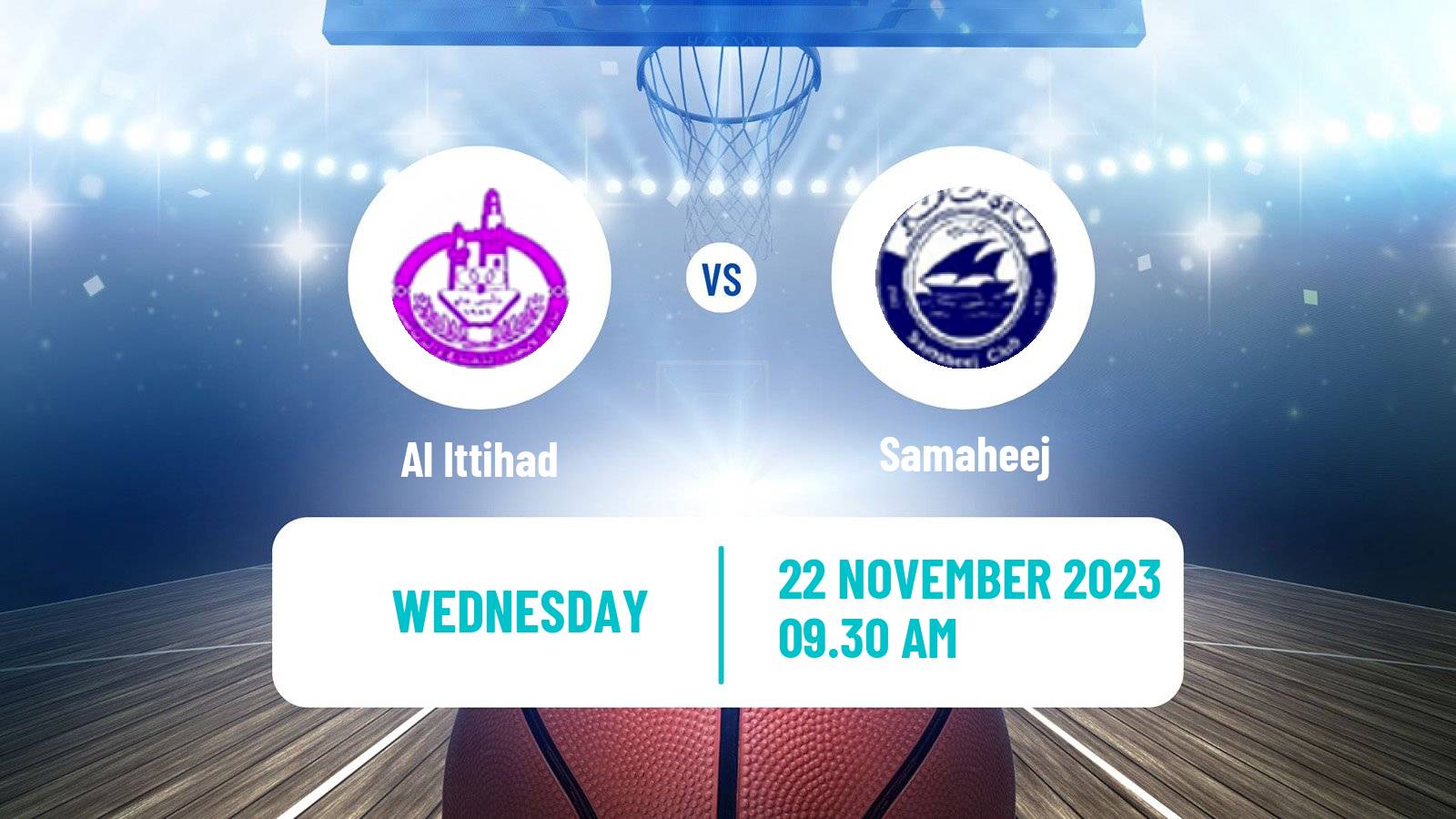 Basketball Bahraini Premier League Basketball Al Ittihad - Samaheej