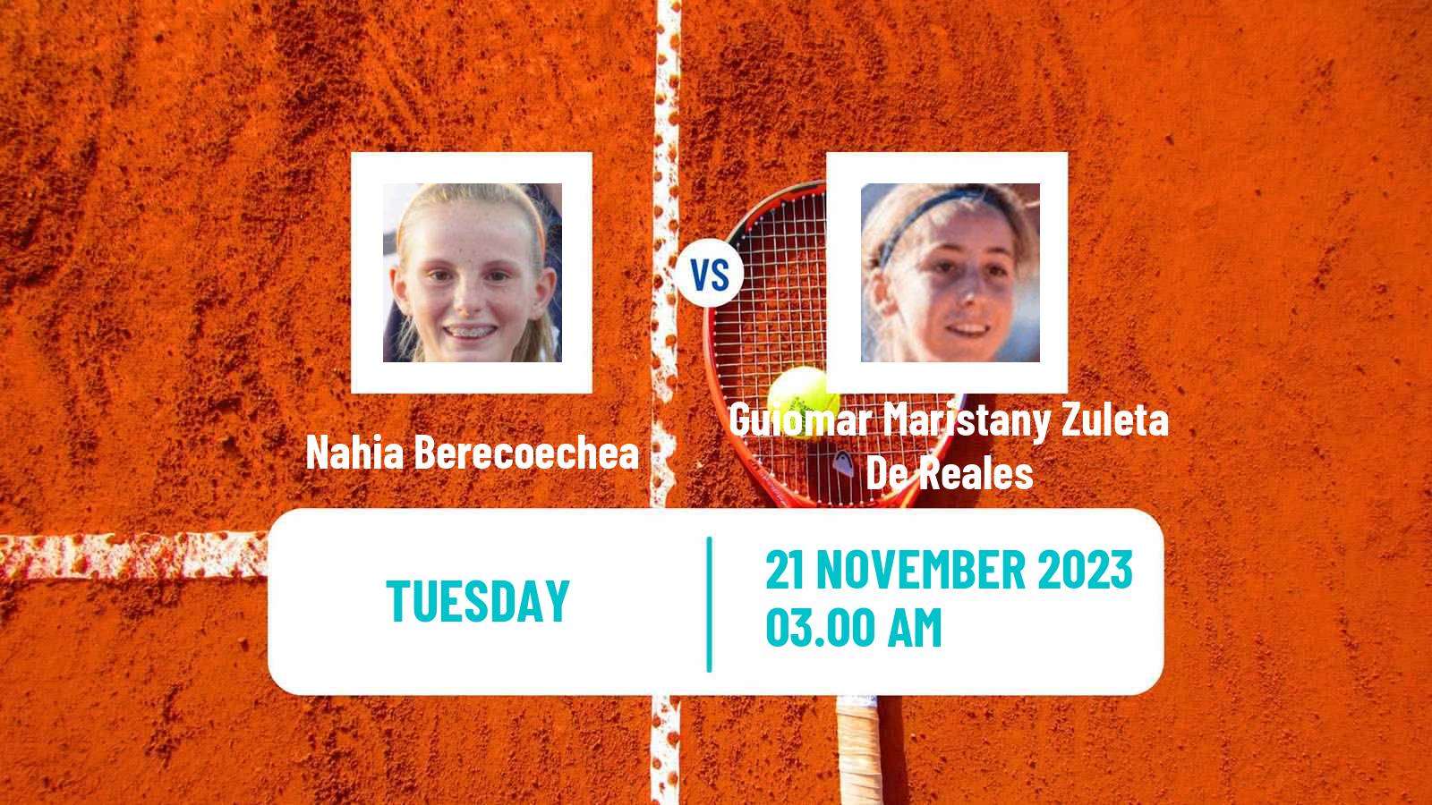 Tennis ITF W25 Limassol Women Nahia Berecoechea - Guiomar Maristany Zuleta De Reales