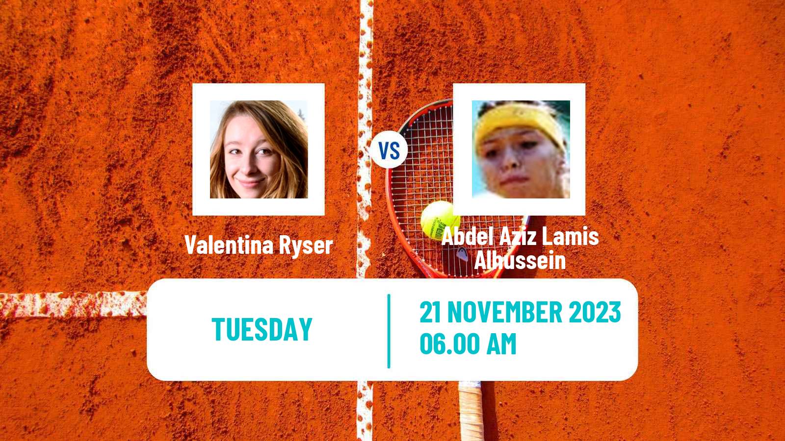 Tennis ITF W25 Limassol Women Valentina Ryser - Abdel Aziz Lamis Alhussein