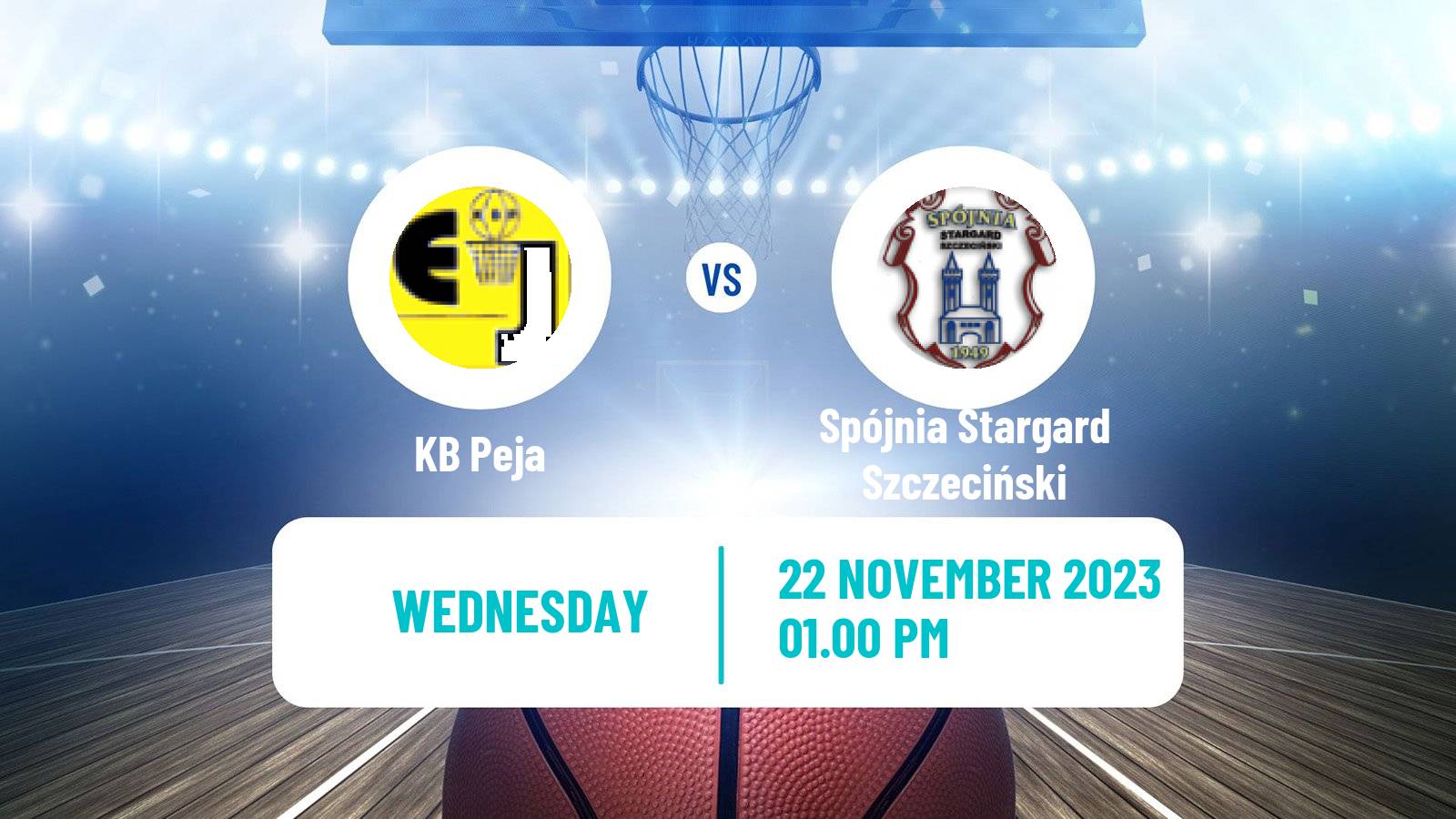 Basketball FIBA Europe Cup Peja - Spójnia Stargard Szczeciński