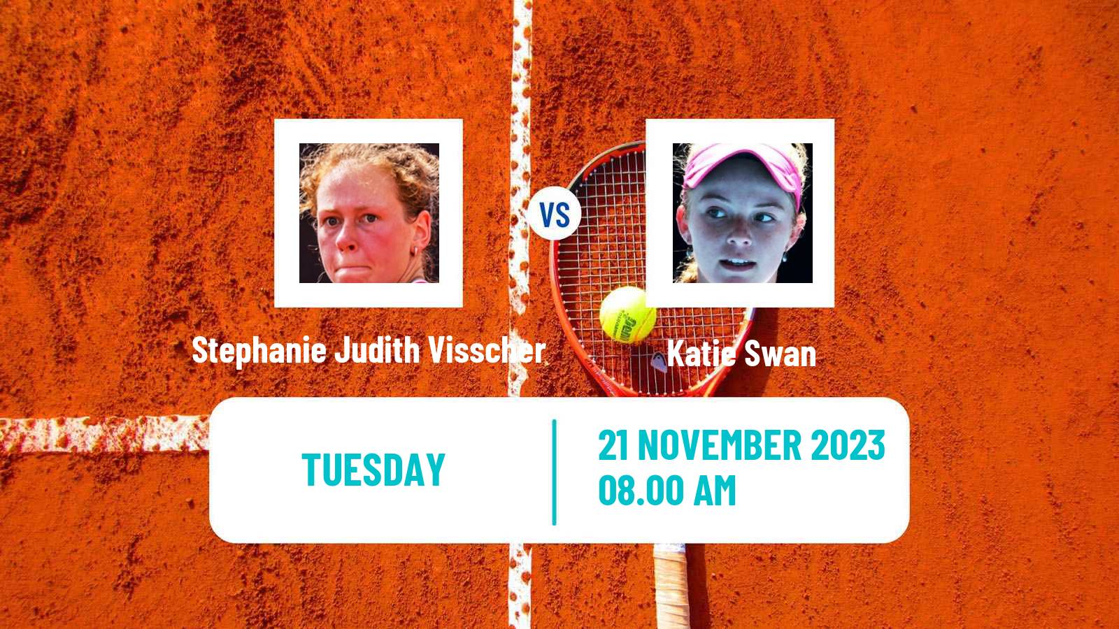 Tennis ITF W25 Lousada Women Stephanie Judith Visscher - Katie Swan