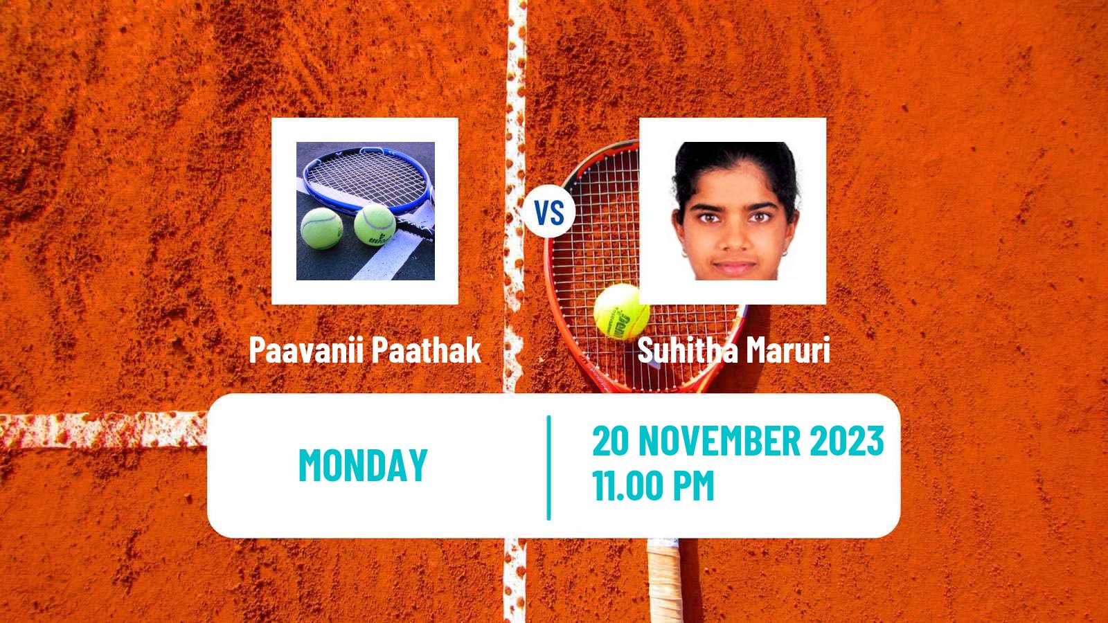 Tennis ITF W25 Bengaluru 2 Women Paavanii Paathak - Suhitha Maruri