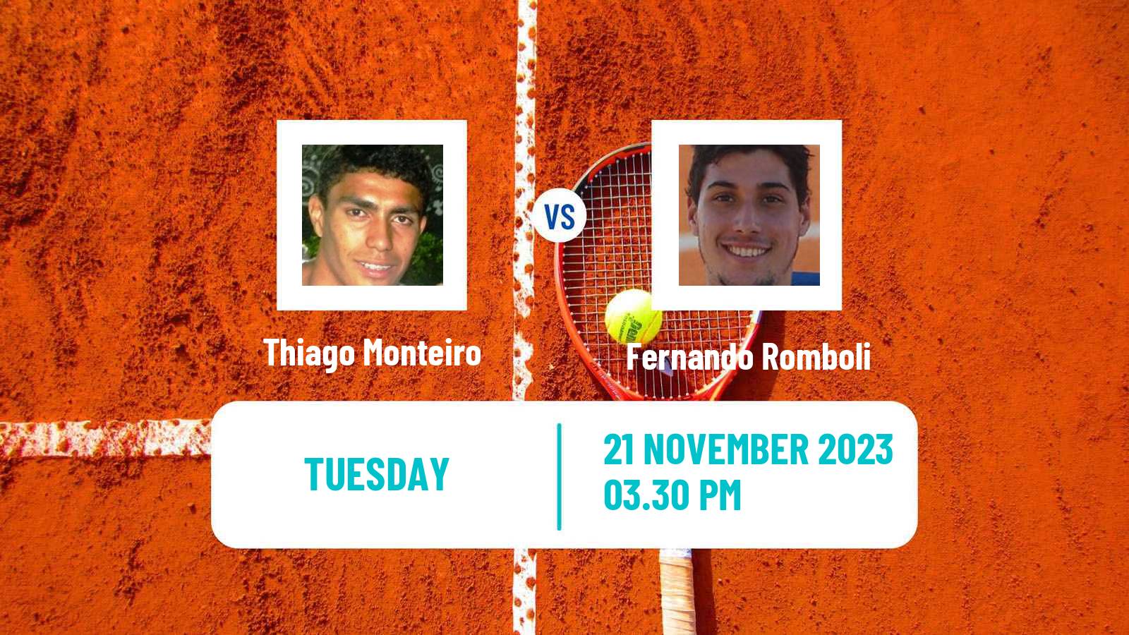 Tennis Brasilia Challenger Men Thiago Monteiro - Fernando Romboli