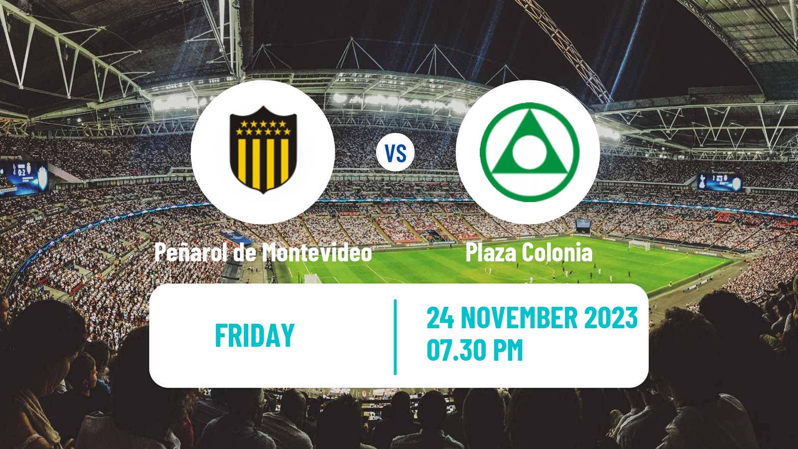 Soccer Uruguayan Primera Division Peñarol de Montevideo - Plaza Colonia