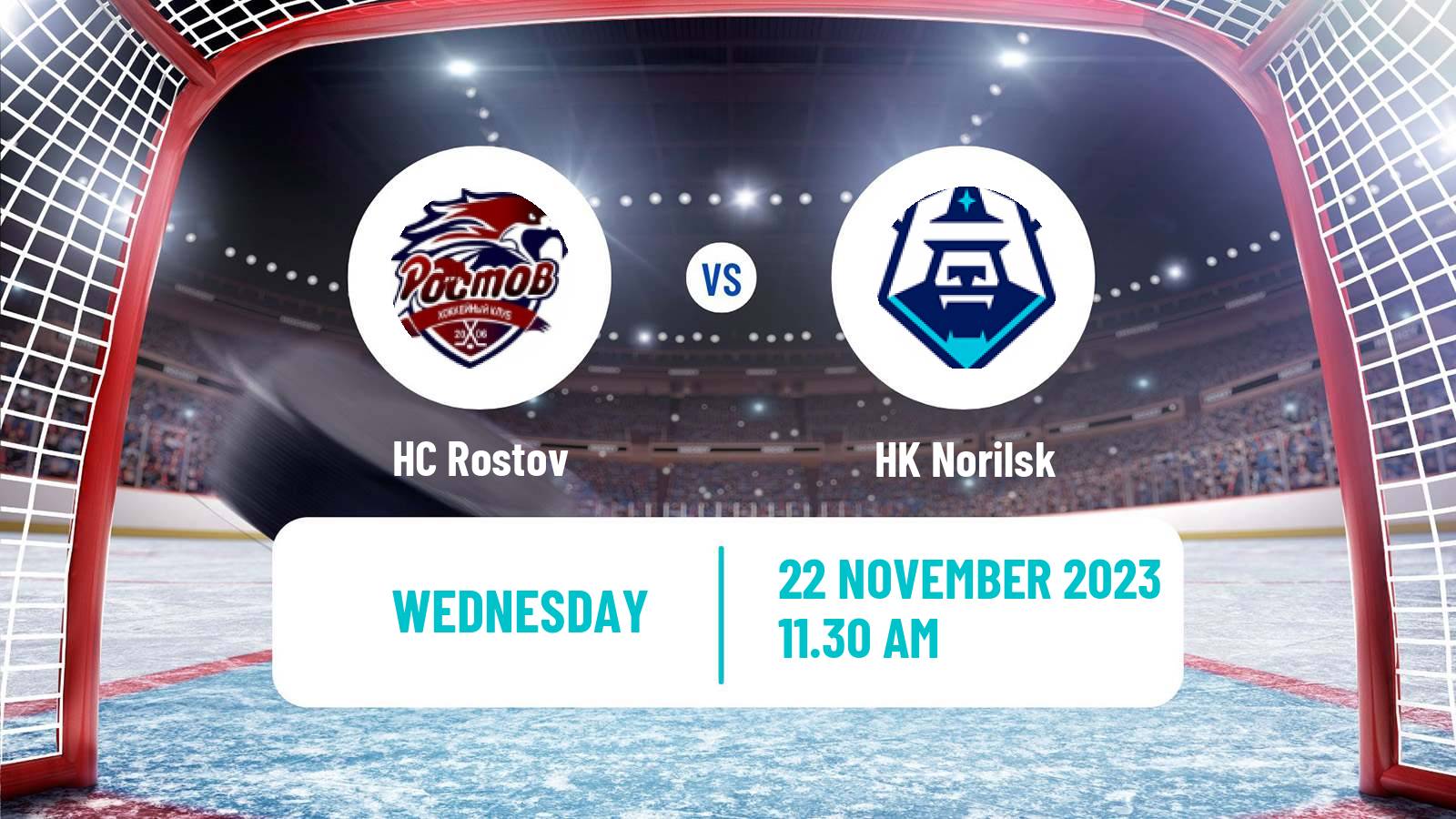 Hockey VHL Rostov - Norilsk