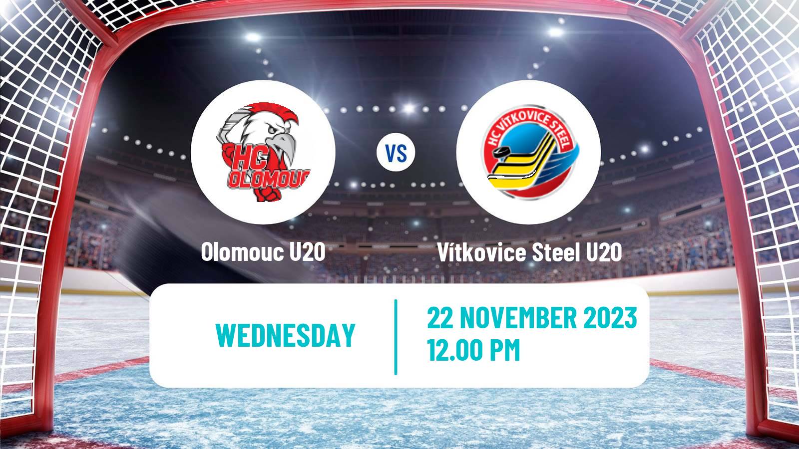 Hockey Czech ELJ Olomouc U20 - Vítkovice Steel U20