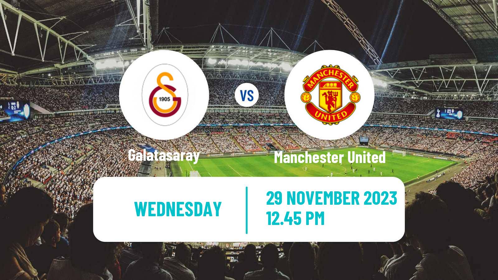 Soccer UEFA Champions League Galatasaray - Manchester United