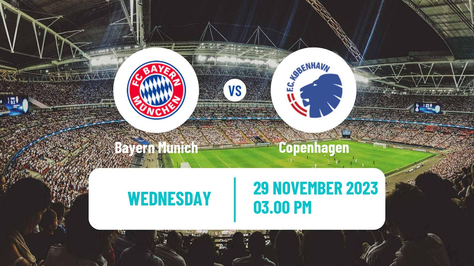 Soccer UEFA Champions League Bayern Munich - Copenhagen