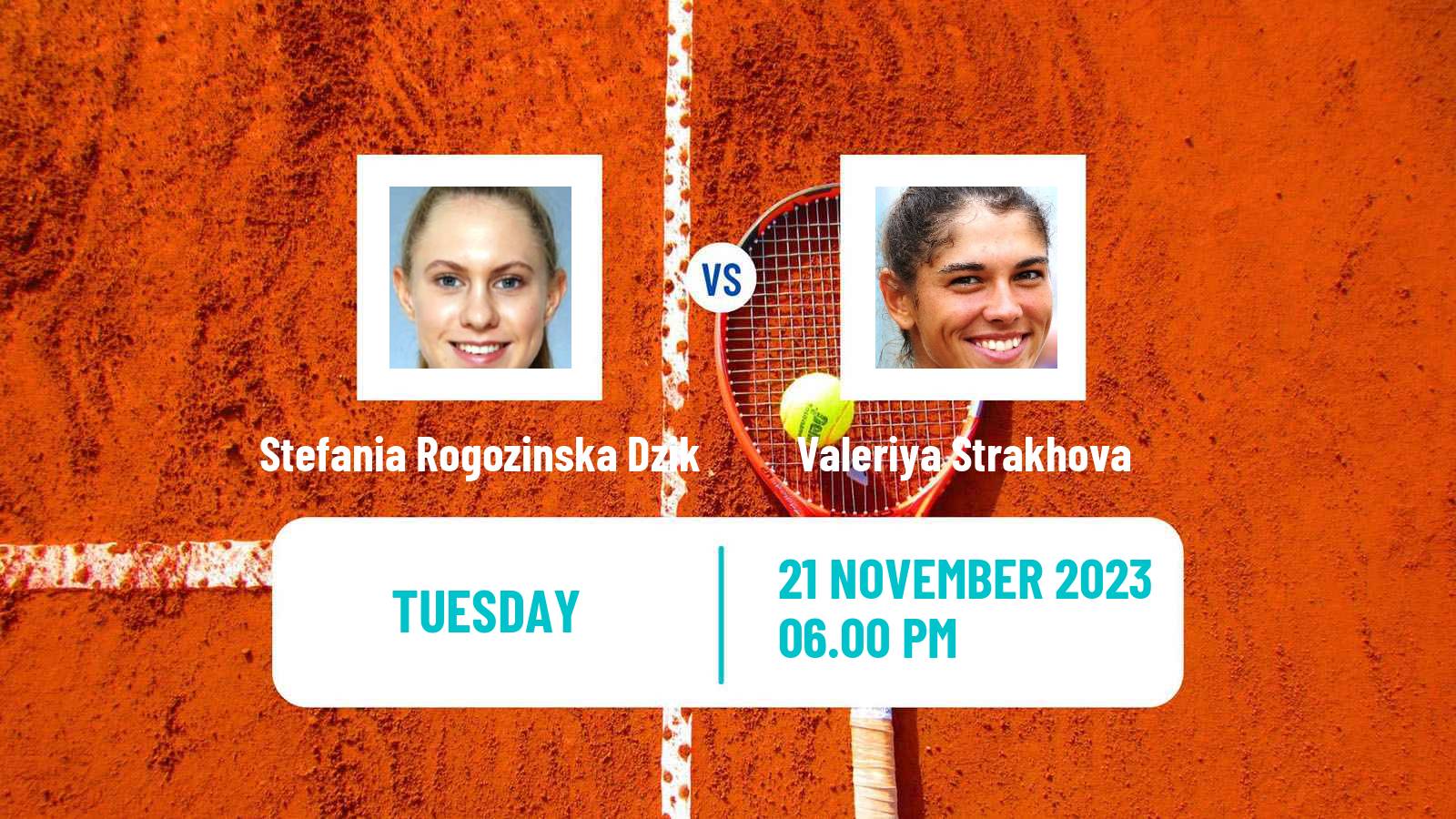 Tennis ITF W40 Guadalajara Women Stefania Rogozinska Dzik - Valeriya Strakhova