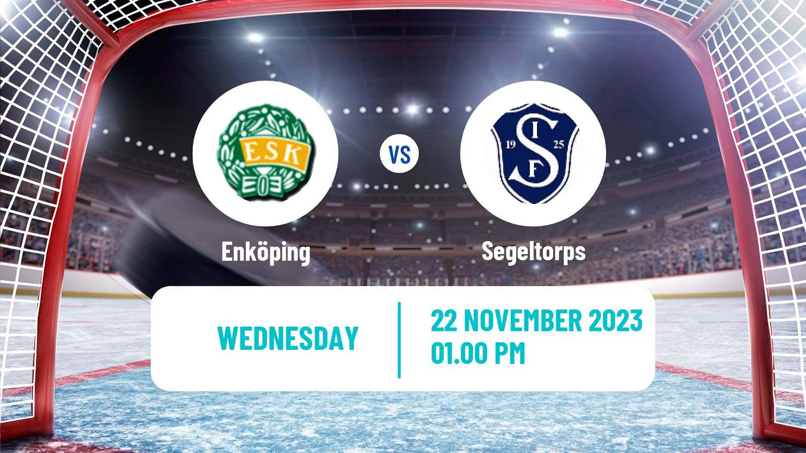 Hockey Swedish HockeyEttan Ostra Enköping - Segeltorps