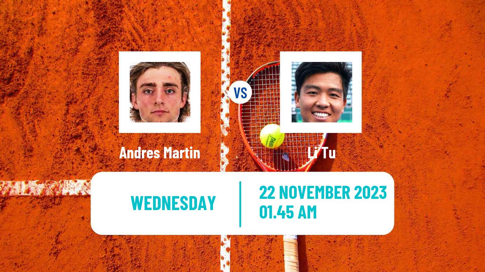 Tennis Yokohama Challenger Men Andres Martin - Li Tu