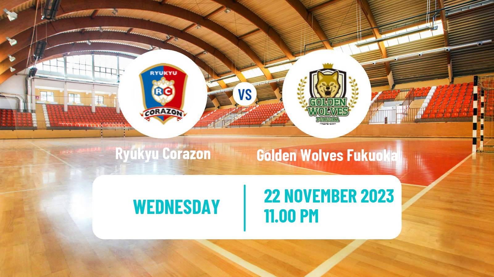 Handball Japan JHL Handball Ryukyu Corazon - Golden Wolves Fukuoka