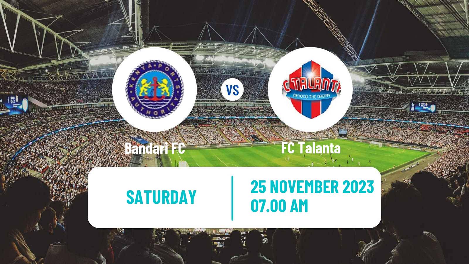 Soccer Kenyan Premier League Bandari - Talanta