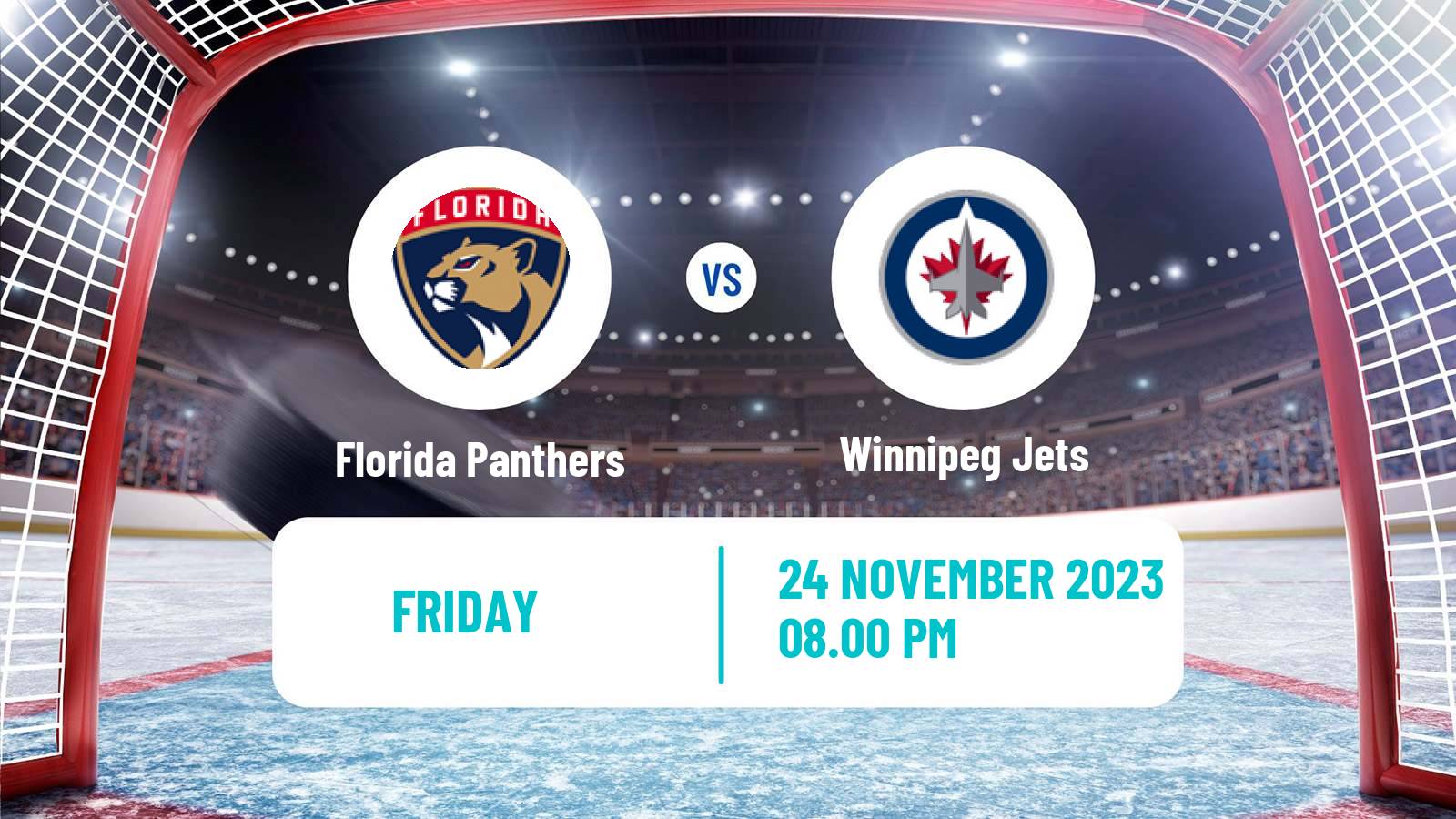 Hockey NHL Florida Panthers - Winnipeg Jets