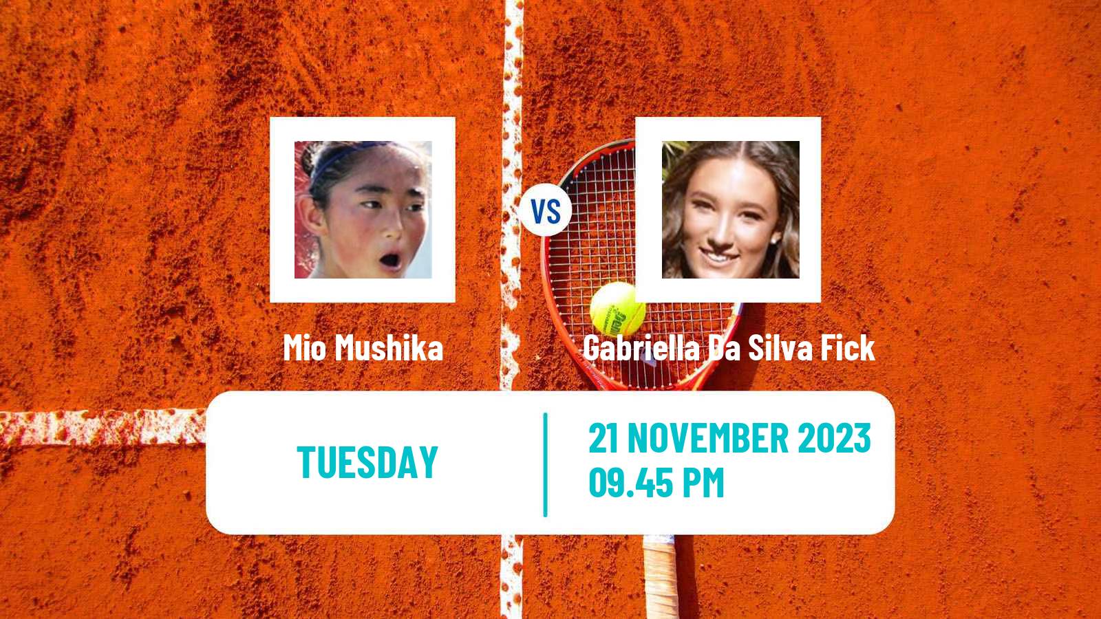 Tennis ITF W60 Brisbane Women Mio Mushika - Gabriella Da Silva Fick