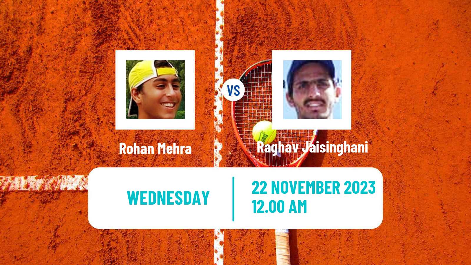 Tennis ITF M25 Mumbai Men Rohan Mehra - Raghav Jaisinghani