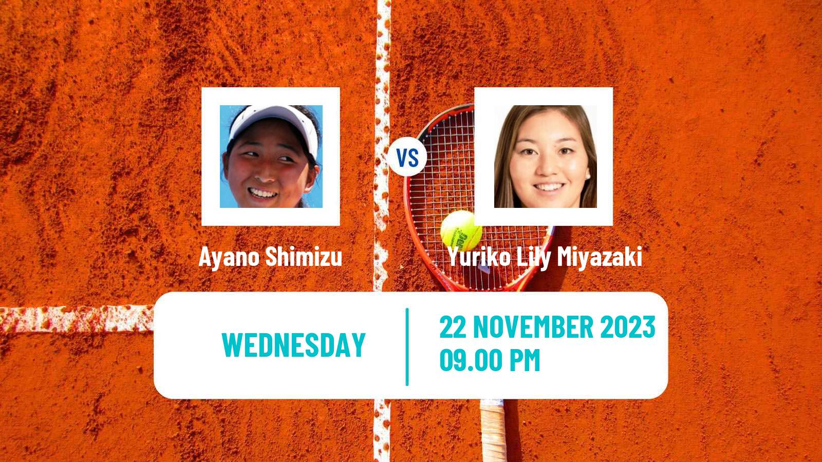 Tennis ITF W100 Takasaki 2 Women Ayano Shimizu - Yuriko Lily Miyazaki