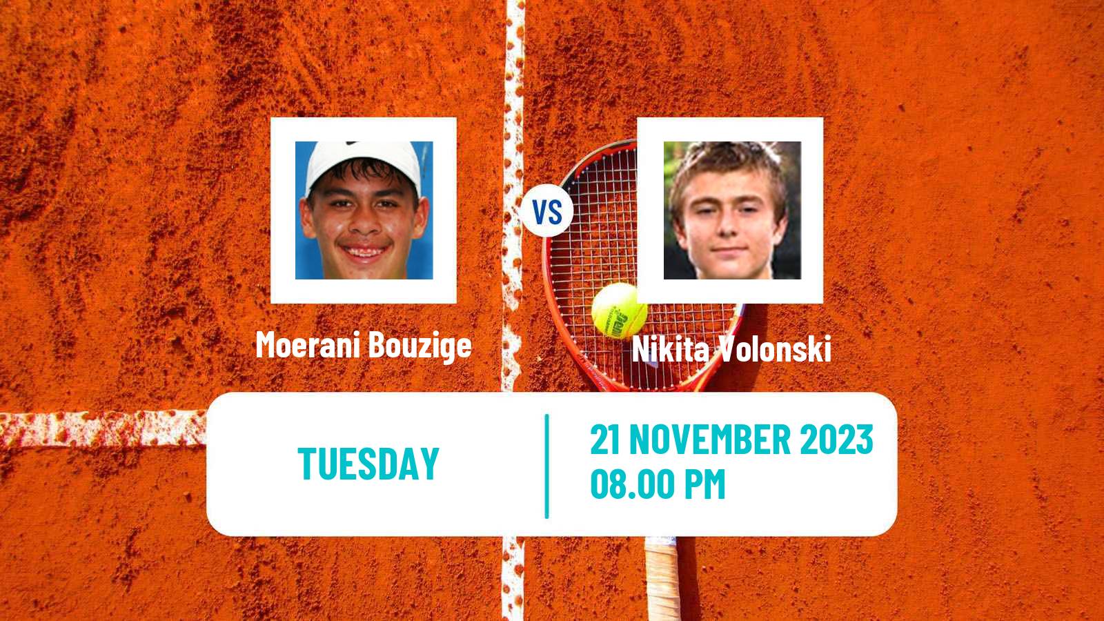 Tennis ITF M25 Brisbane Men Moerani Bouzige - Nikita Volonski