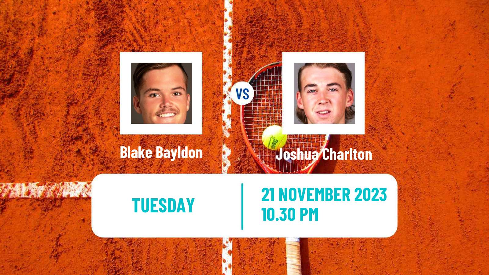 Tennis ITF M25 Brisbane Men Blake Bayldon - Joshua Charlton