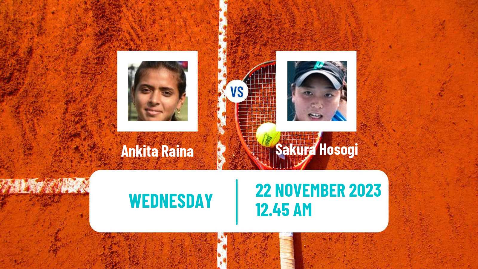 Tennis ITF W60 Brisbane Women Ankita Raina - Sakura Hosogi