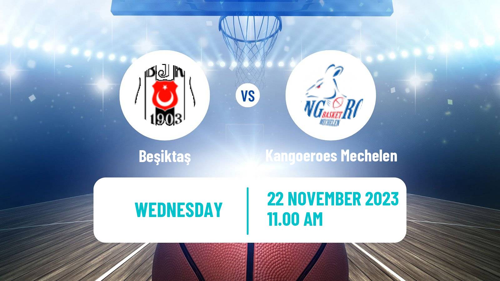Basketball Eurocup Women Beşiktaş - Kangoeroes Mechelen