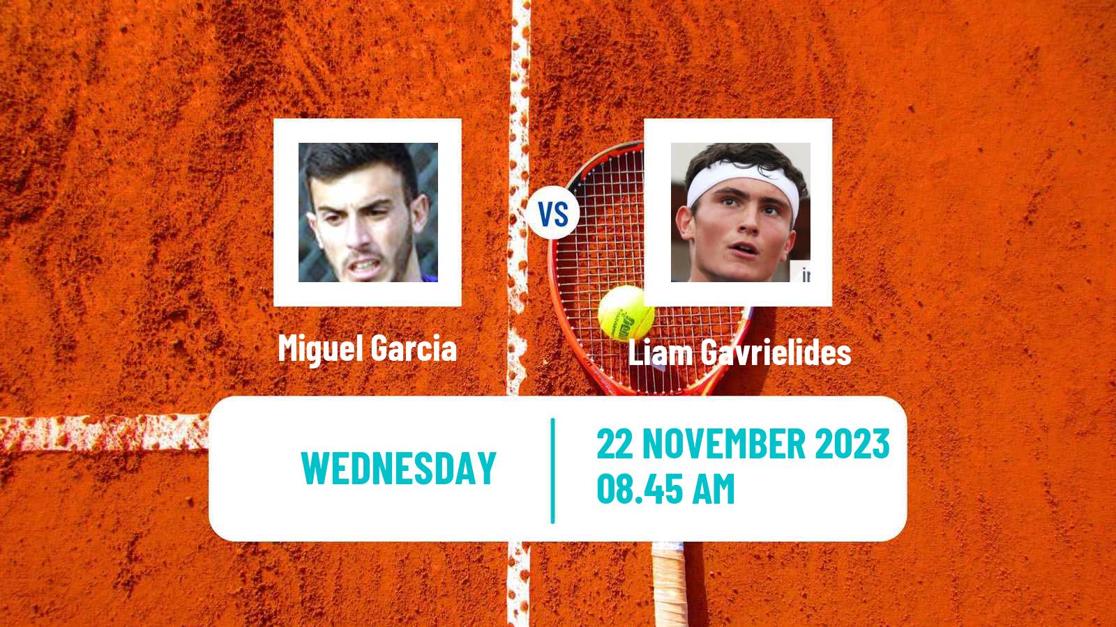 Tennis ITF M15 Monastir 47 Men Miguel Garcia - Liam Gavrielides