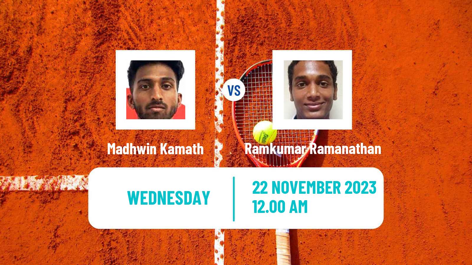 Tennis ITF M25 Mumbai Men Madhwin Kamath - Ramkumar Ramanathan