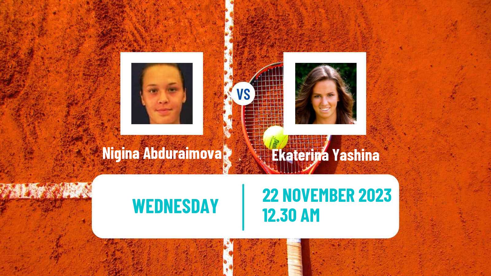 Tennis ITF W25 Bengaluru 2 Women Nigina Abduraimova - Ekaterina Yashina