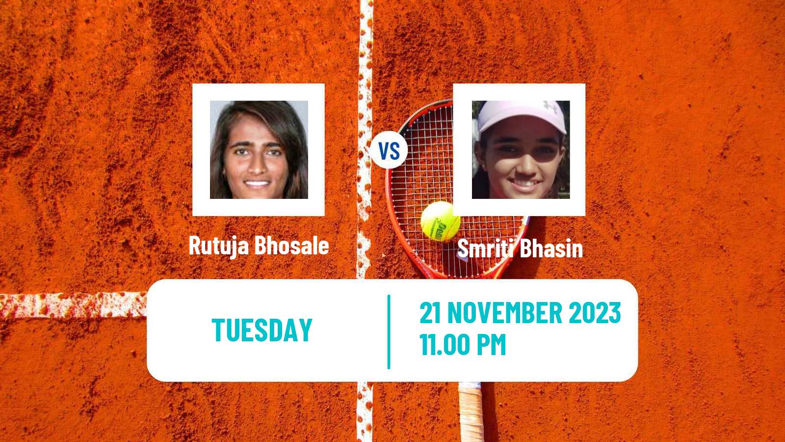 Tennis ITF W25 Bengaluru 2 Women Rutuja Bhosale - Smriti Bhasin