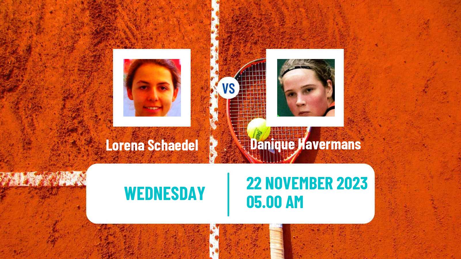 Tennis ITF W15 Sharm Elsheikh 22 Women Lorena Schaedel - Danique Havermans