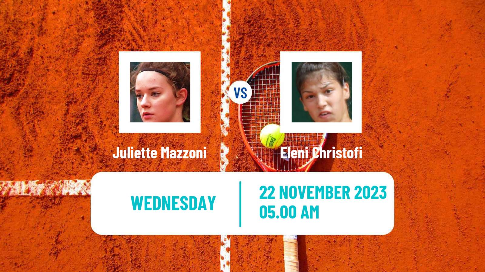Tennis ITF W15 Heraklion 4 Women Juliette Mazzoni - Eleni Christofi