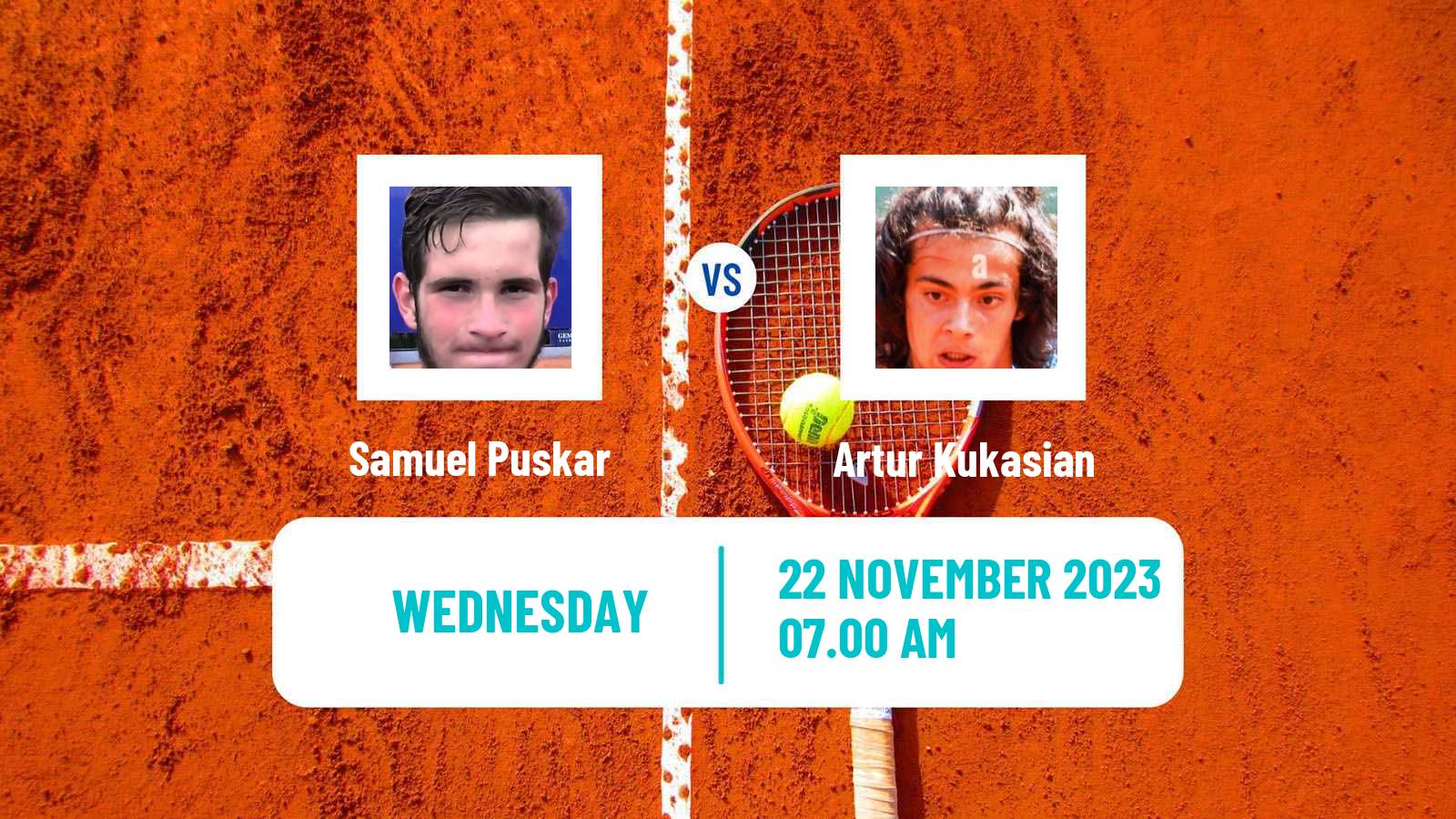 Tennis ITF M15 Sharm Elsheikh 22 Men Samuel Puskar - Artur Kukasian