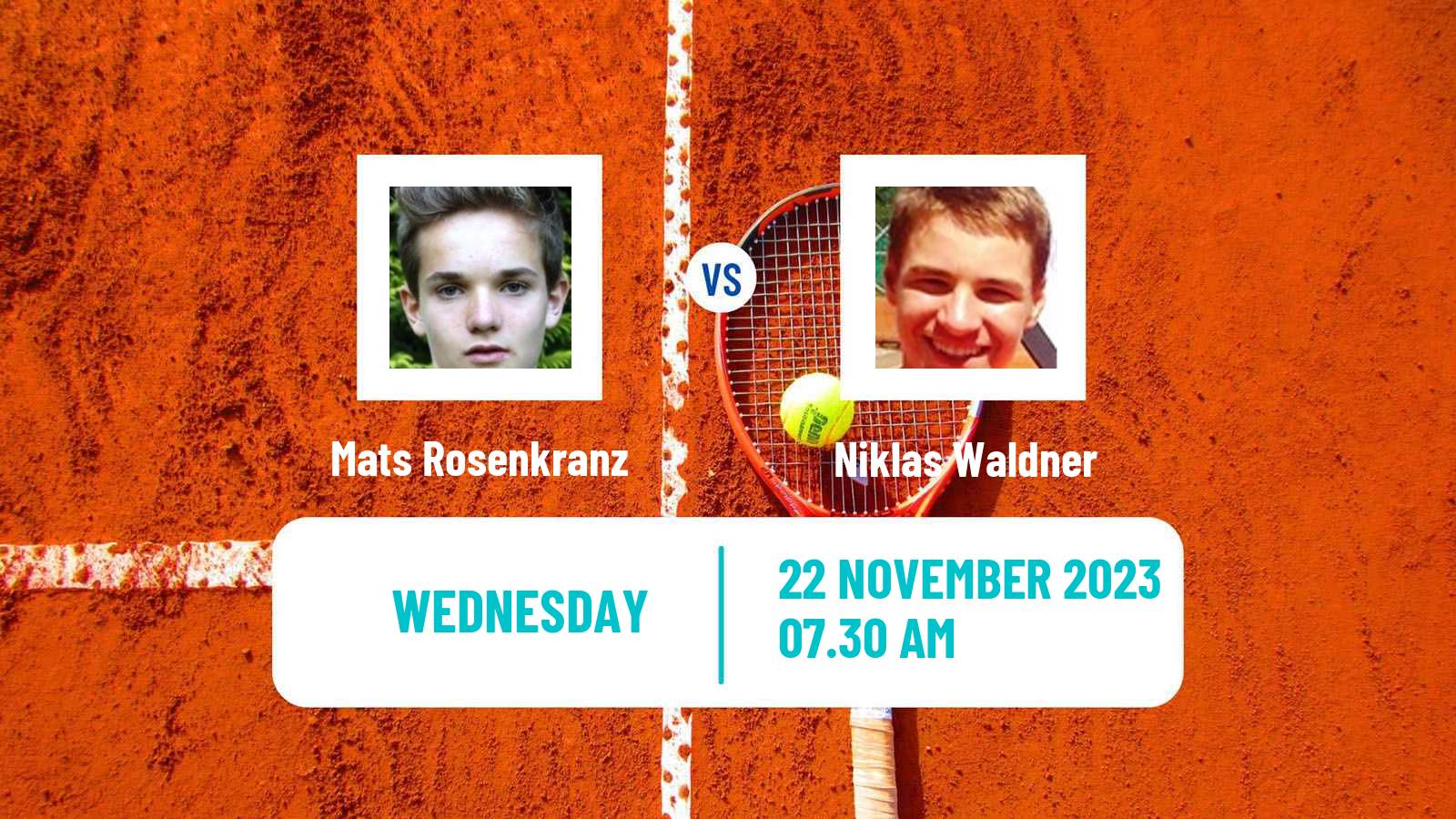 Tennis ITF M25 Monastir 9 Men Mats Rosenkranz - Niklas Waldner