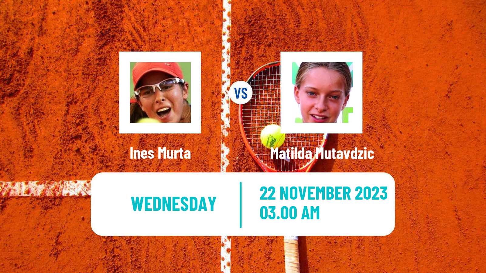 Tennis ITF W15 Alcala De Henares Women Ines Murta - Matilda Mutavdzic
