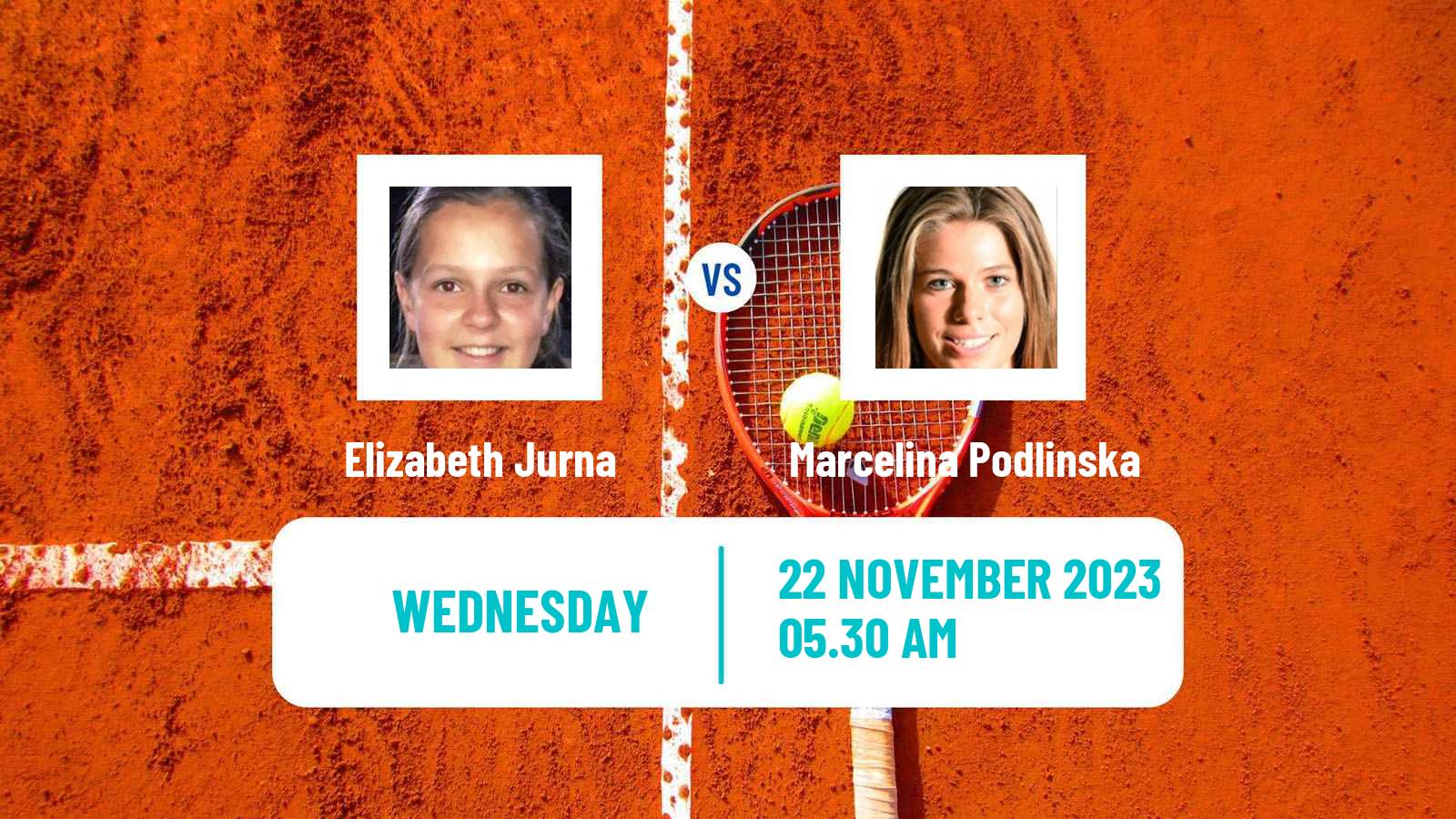 Tennis ITF W15 Alcala De Henares Women Elizabeth Jurna - Marcelina Podlinska