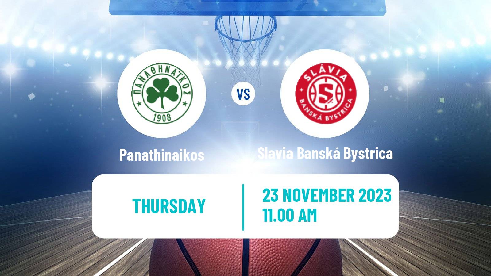 Slavia Banska Bystrica v Besiktas, Full Basketball Game