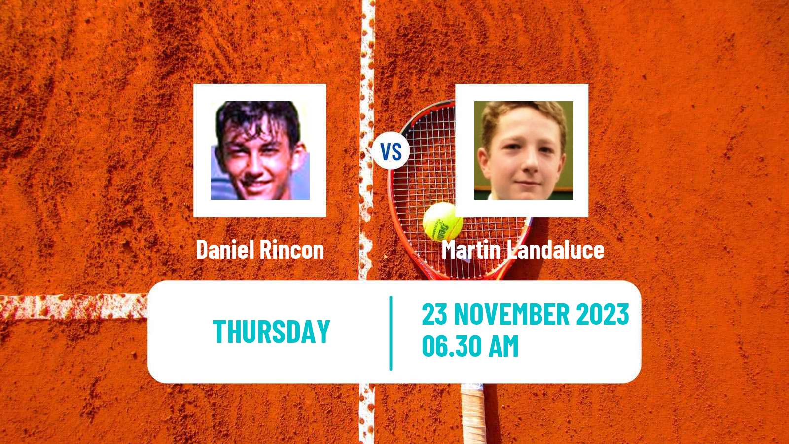 Tennis Valencia Challenger Men Daniel Rincon - Martin Landaluce
