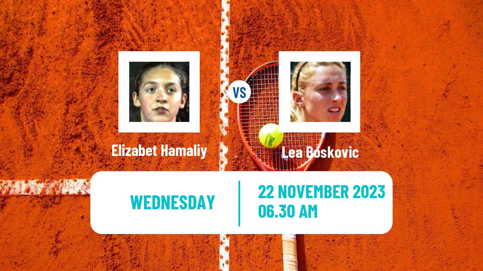 Tennis ITF W25 Lousada Women Elizabet Hamaliy - Lea Boskovic