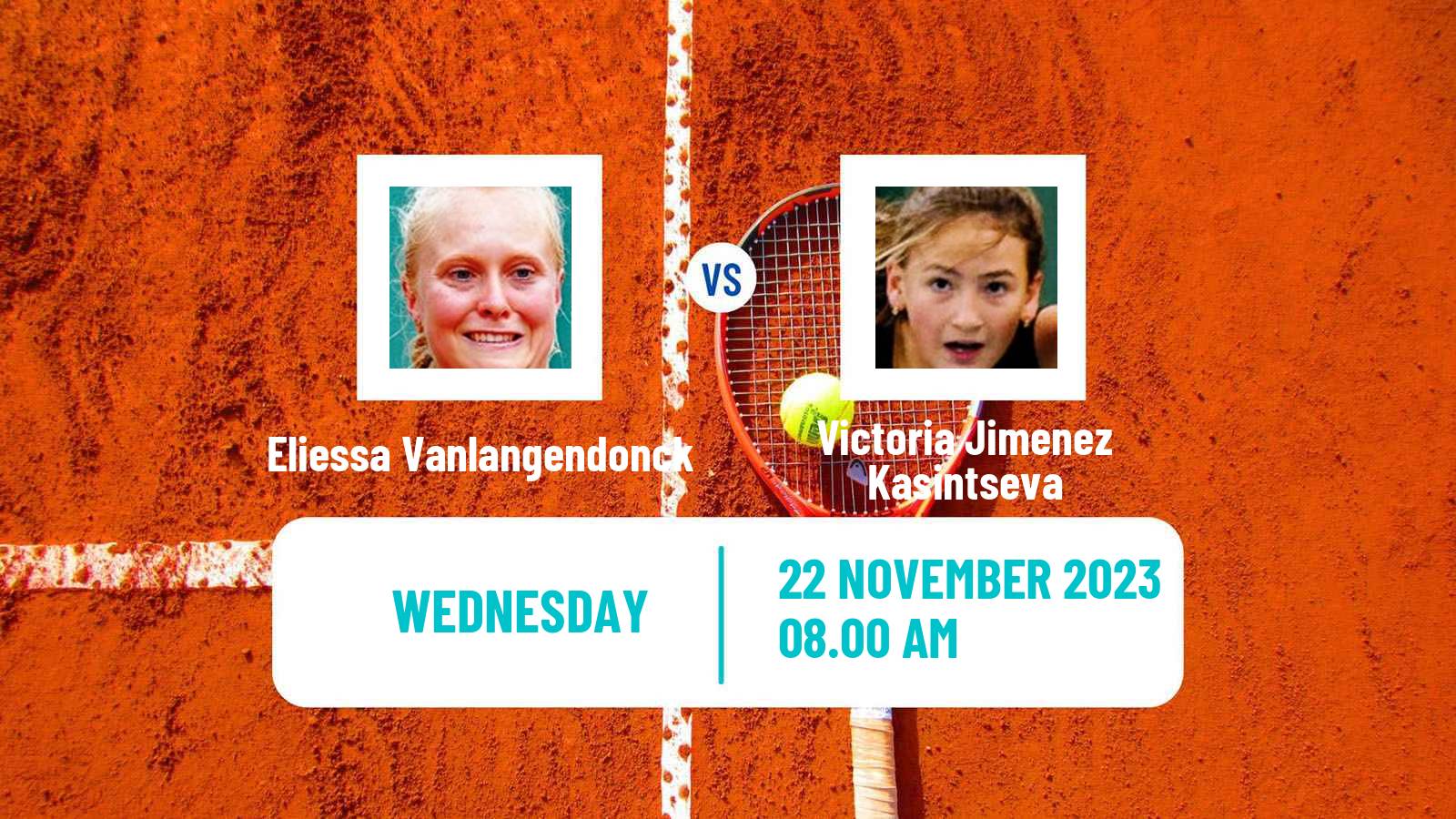 Tennis ITF W25 Lousada Women Eliessa Vanlangendonck - Victoria Jimenez Kasintseva